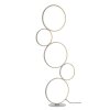 Trio Rondo Floor Lamp LED silver, 1-light source