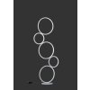 Trio Rondo Floor Lamp LED silver, 1-light source