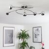 STRAUMNES Ceiling Light LED chrome, 5-light sources