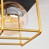 FEVAAG Ceiling Light gold, black, 2-light sources
