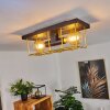 FEVAAG Ceiling Light gold, black, 2-light sources