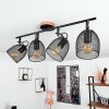 HAKVAAG Ceiling Light brown, black, 4-light sources