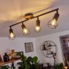 BARIPADA Ceiling Light brown, black, 4-light sources