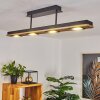 GIRESTA Ceiling Light LED black, 4-light sources
