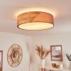 MJELSTAD Ceiling Light brown, grey, white, 2-light sources
