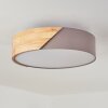 MJELSTAD Ceiling Light brown, grey, white, 2-light sources