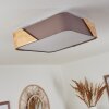 MJELSTAD Ceiling Light brown, grey, white, 2-light sources
