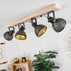 OSINA Ceiling Light brown, black, 4-light sources