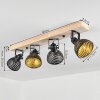 OSINA Ceiling Light brown, black, 4-light sources