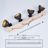 OSINA Ceiling Light brown, black, 4-light sources