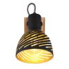 Globo LENNA Wall Light Dark wood, black, 1-light source