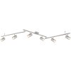 Globo ROBBY Ceiling Light matt nickel, 6-light sources