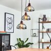 AANNESTAD Pendant Light Dark wood, black, 3-light sources