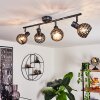 STAVIK Ceiling Light black, silver, 4-light sources