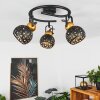 GOMSRUD Ceiling Light black, 3-light sources