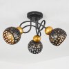 GOMSRUD Ceiling Light black, 3-light sources