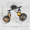 GOMSRUD Ceiling Light black, 2-light sources