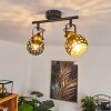 GOMSRUD Ceiling Light black, 2-light sources