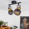 GOMSRUD Ceiling Light black, 2-light sources