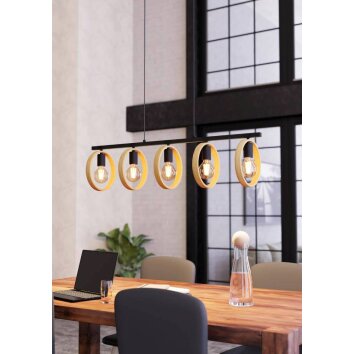 Eglo-Leuchten IPSDEN Pendant Light black, 5-light sources