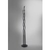 Leuchten-Direkt WAVE Floor Lamp LED black, 3-light sources, Remote control