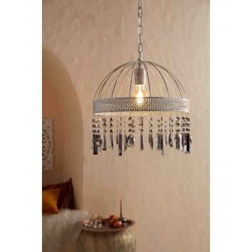 Eglo-Leuchten STEELEVILLE Pendant Light black, transparent, 1-light source