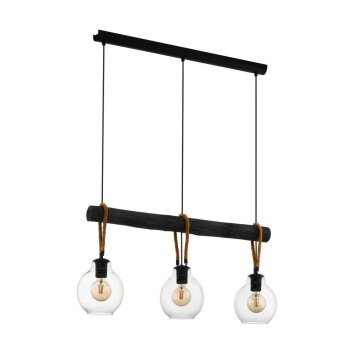 Eglo-Leuchten RODING Pendant Light brown, black, 3-light sources