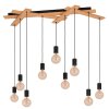 Eglo-Leuchten MONMOUNT Pendant Light brown, black, 9-light sources