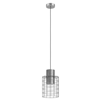 Eglo-Leuchten MILLIGAN Pendant Light galvanized, white, 1-light source