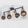 GOMSRUD Ceiling Light black, 4-light sources