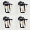 VENNESHAMM Outdoor Wall Light black, 1-light source