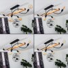 FINNFJORD Ceiling Light Ecru, black, 4-light sources