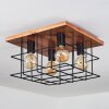 FEVAAG Ceiling Light Ecru, black, 4-light sources
