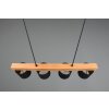 Reality CAMERON Pendant Light brown, 4-light sources