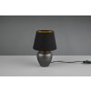 Reality ABBY Table lamp dark brown, matt nickel, 1-light source