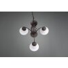 Trio-Leuchten RUSTICA chandelier rust-coloured, 3-light sources