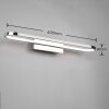 Trio-Leuchten GIANNI Wall Light LED chrome, 1-light source