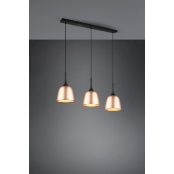 Trio-Leuchten CHIRON Pendant Light brass, 3-light sources