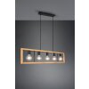 Trio-Leuchten AGRA Pendant Light black, 5-light sources