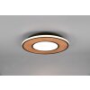 Trio-Leuchten DEACON Ceiling Light LED brown, 1-light source