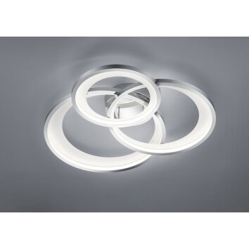 Trio-Leuchten GRANADA Ceiling Light LED chrome, 1-light source