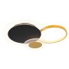 Globo SENNA Ceiling Light LED black, 1-light source, Remote control