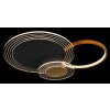 Globo SENNA Ceiling Light LED black, 1-light source, Remote control