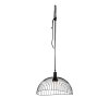 Leuchten-Direkt DAVID Pendant Light LED black, 1-light source, Remote control, Colour changer