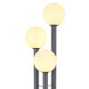 Globo LAURA path light anthracite, stainless steel, 3-light sources