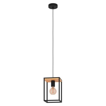 Eglo-Leuchten LIBERTAD Pendant Light brown, black, 1-light source