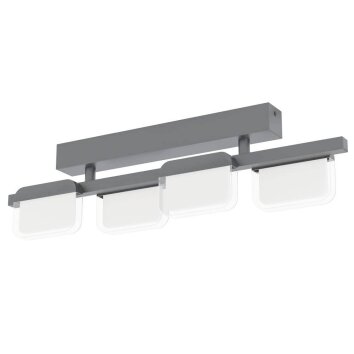Eglo-Leuchten ERVIDEL Ceiling Light LED black, 4-light sources