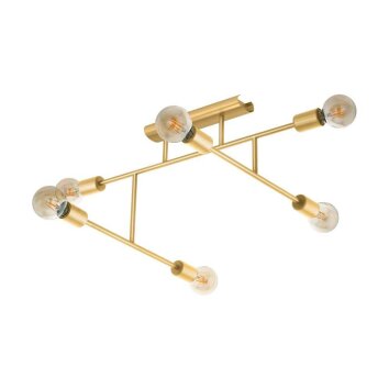 Eglo-Leuchten BELSIANA Ceiling Light brass, 6-light sources