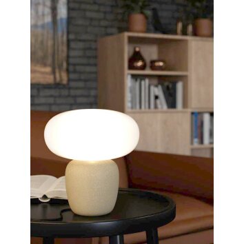 Eglo-Leuchten CAHUAMA Table lamp light brown, 1-light source