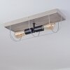 HODNE Ceiling Light grey, Ecru, black, 2-light sources